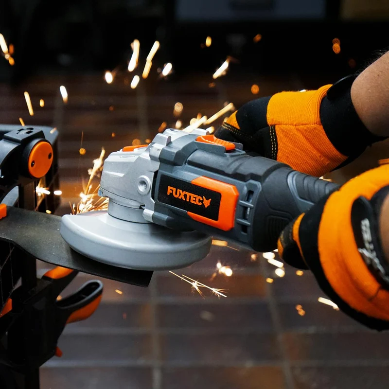 B-WARE FUXTEC 20V Akku Winkelschleifer FX-E1WS20 ohne Akkupack, ohne Ladegerät