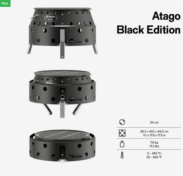 Petromax Atago Black Edition
