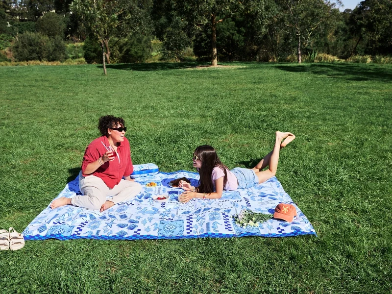 Dock & Bay Picnic Blanket L Grecian Shores 170x170cm