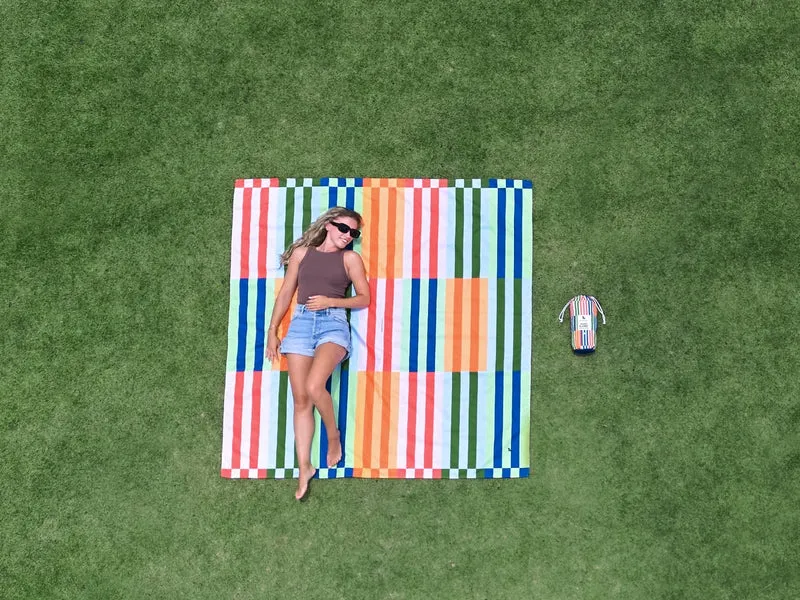 Dock & Bay Picnic Blanket L Sugar Sorbet 170x170cm