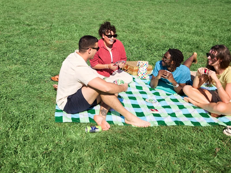 Dock & Bay Picnic Blanket L Apple Tart 170x170cm