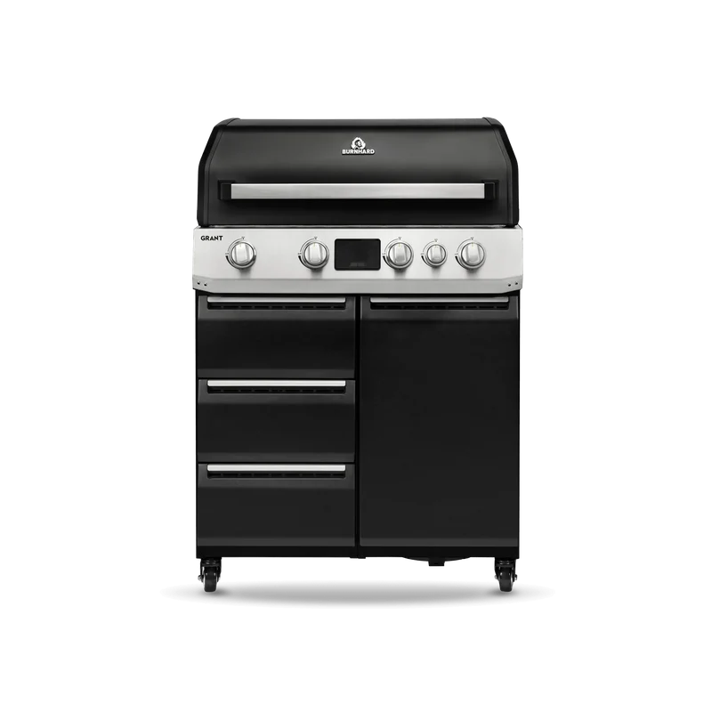 Burnhard GRANT Base - Modularer Gasgrill 4-Brenner mit Schubladen und Edelstahlrost