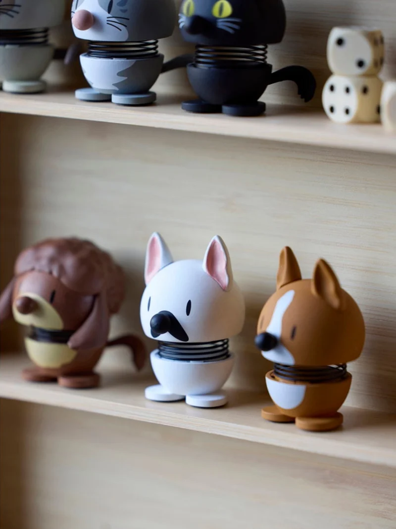 Hoptimist French bulldog XS white 6cm