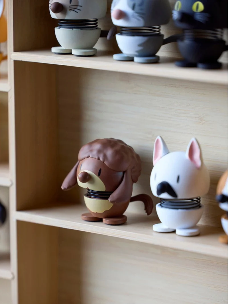 Hoptimist French bulldog XS white 6cm