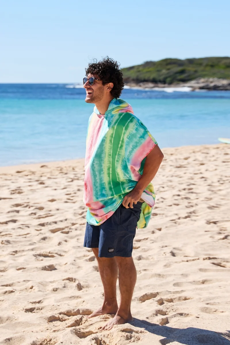 Dock & Bay Erwachsenen-Badeponcho L Watermelon Sugar 105x85cm