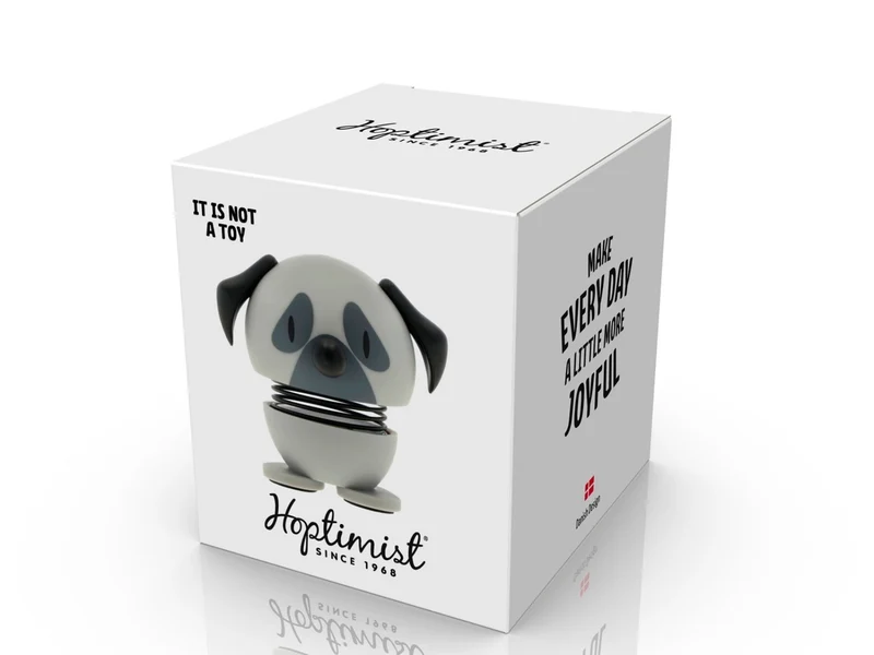 Hoptimist Pug XS grey 4,9cm