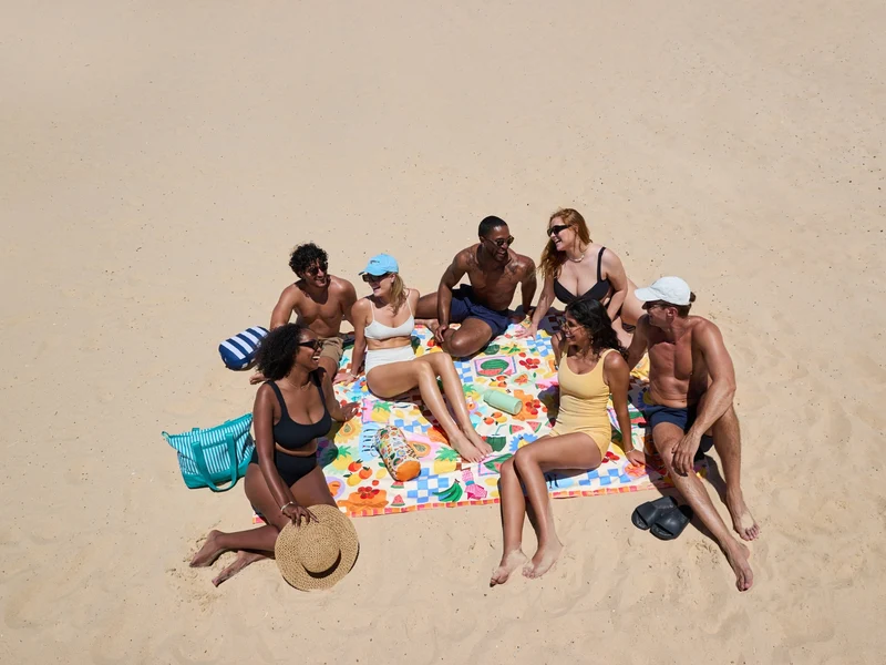 Dock & Bay Picnic Blanket L Supper Club 170x170cm