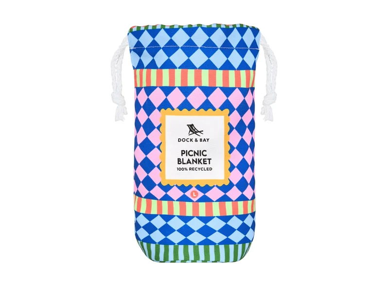 Dock & Bay Picnic Blanket L Bright Side Up 170x170cm