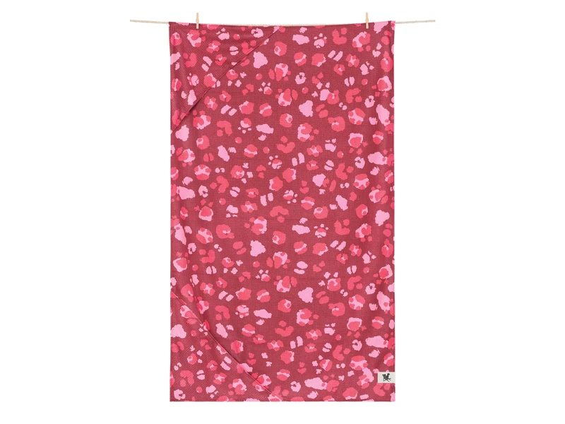Dock & Bay Hundehandtuch M Pink Paws 90x50cm