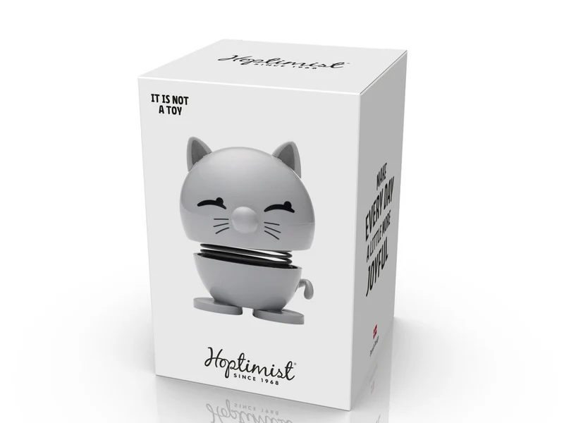 Hoptimist Cat light grey 7,2cm