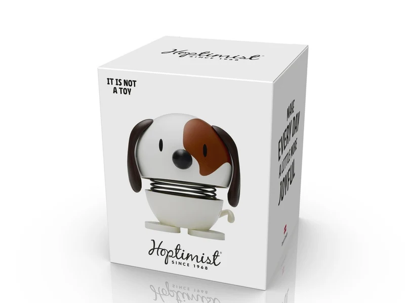 Hoptimist Dog white 7,2cm