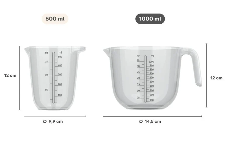 Messbecher 1l klar Chef it