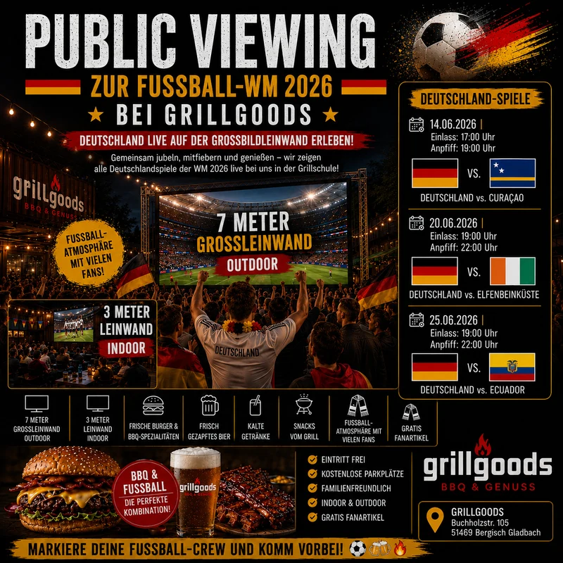 Grillgoods WM 2026 Public Viewing