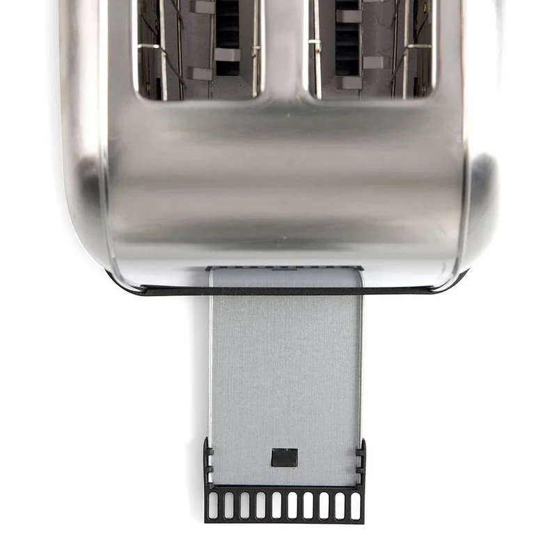 Toaster Edelstahl mit 2 Schlitzen