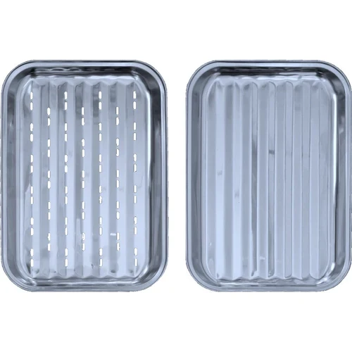 Babossa "B-Ware" Grillschalen Set, Edelstahl