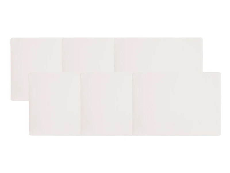 ASA Tischset Lederoptik weiss 46x33cm Set6