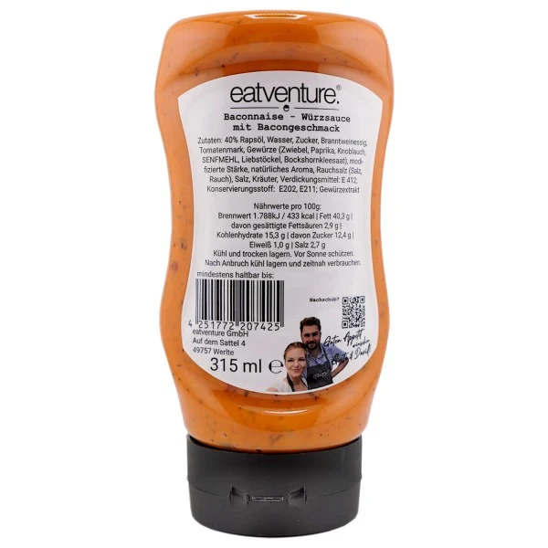 Eatventure Baconnaise, 315ml