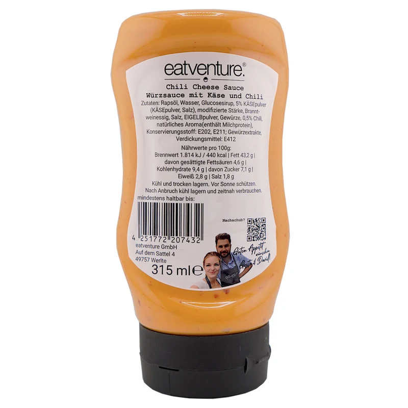 Eatventure Chili Cheese Sauce, 315ml