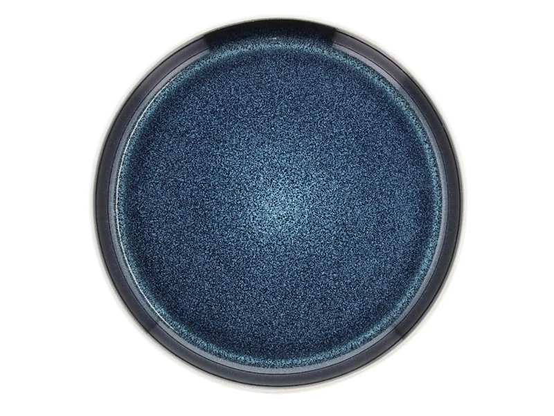 Bitz Gastro Teller weiß/dunkelblau 21cm