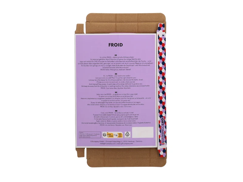 Giftcompany Froid Kühlmanschette Lippen violett/rot 23,5cm
