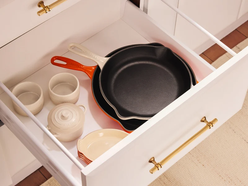 Le Creuset Brat- und Servierpfanne Signature rund ofenrot 30cm