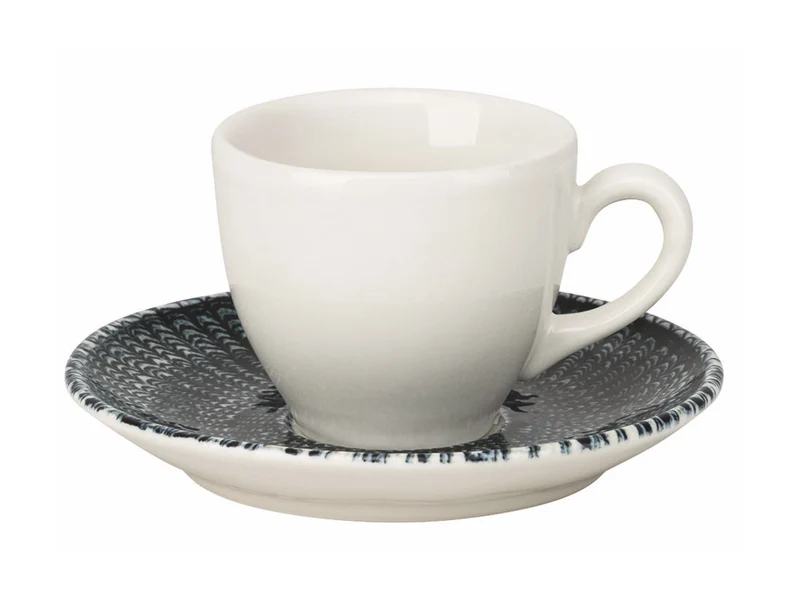 Thomas Sandora Darkblue Espressotasse mit Untertasse Set 2tlg