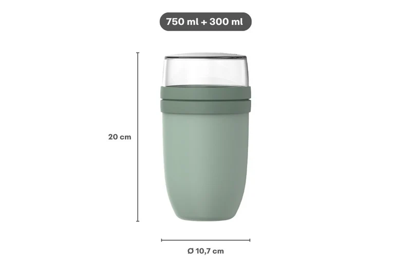 Lunchpot XL 750 + 300 ml Vivid mauve