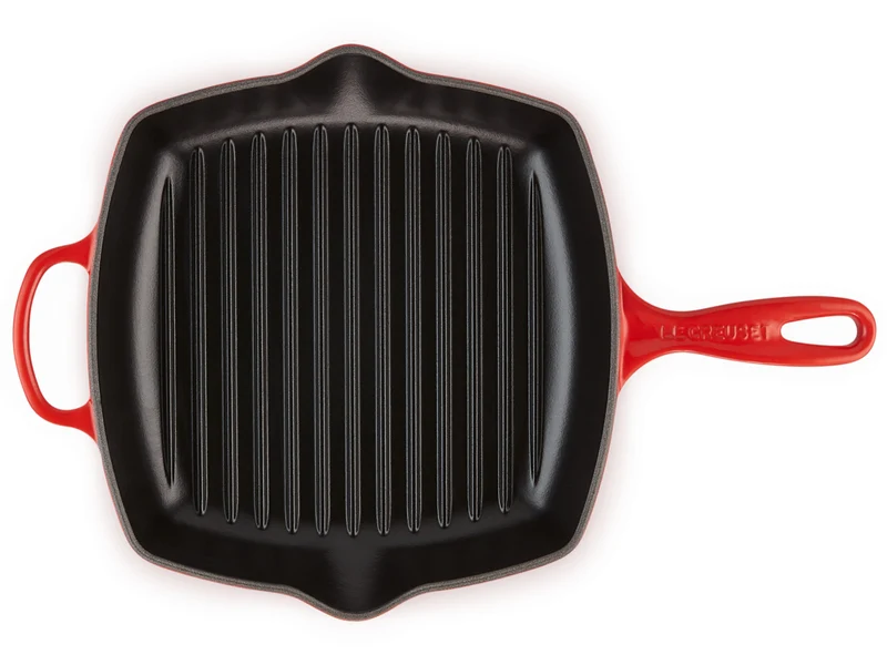 Le Creuset Grillpfanne Signature quadratisch kirschrot 26cm