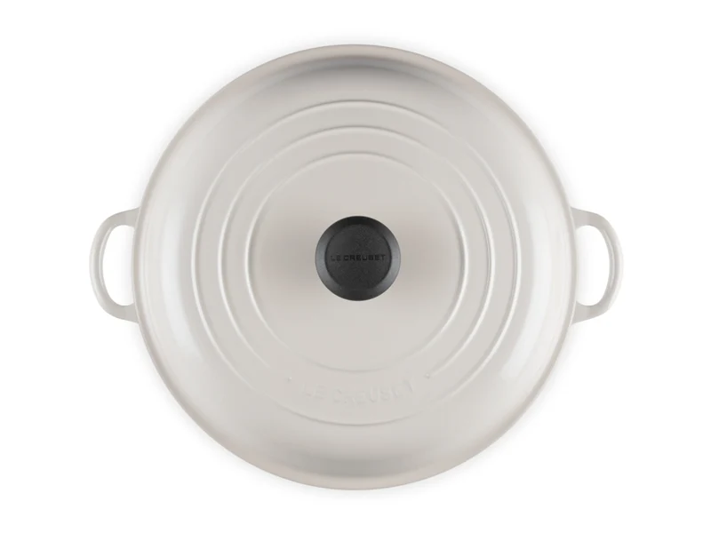Le Creuset Gourmet-Profitopf Tradition rund mit Phenolknopf creme 30cm