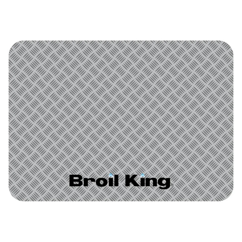 Broil King Grillmatte Bodenschutz Grillunterlage Silber 140 x 90 cm