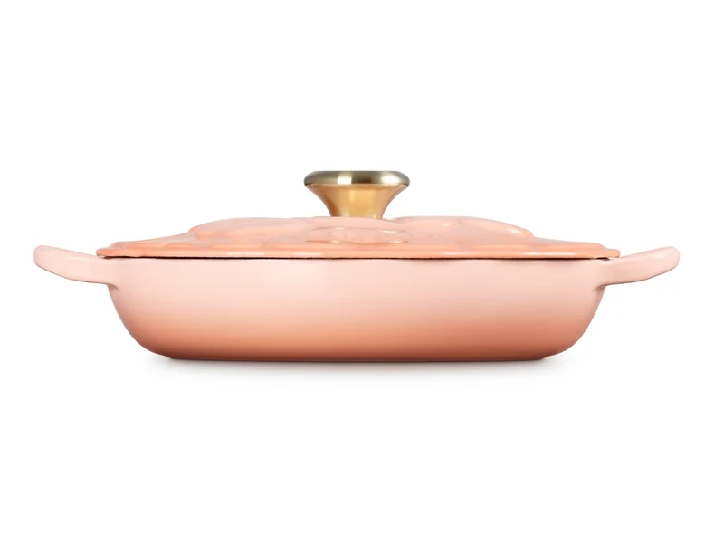 Le Creuset Signature Gourmet-Profitopf Blume pêche 26cm