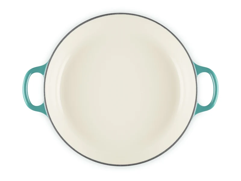 Le Creuset Signature Gourmet-Profitopf Blume bleu riviera 26cm
