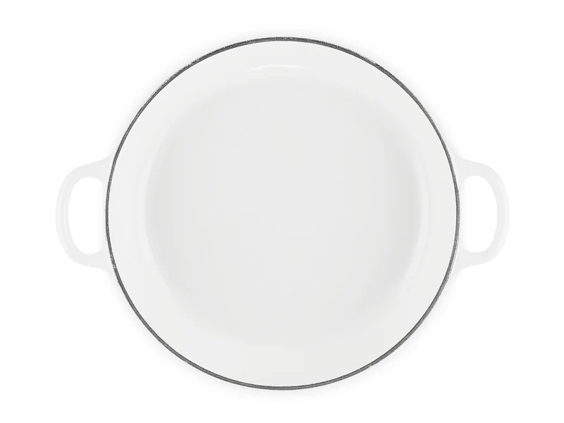 Le Creuset Signature Gourmet-Profitopf Blume weiß 26cm