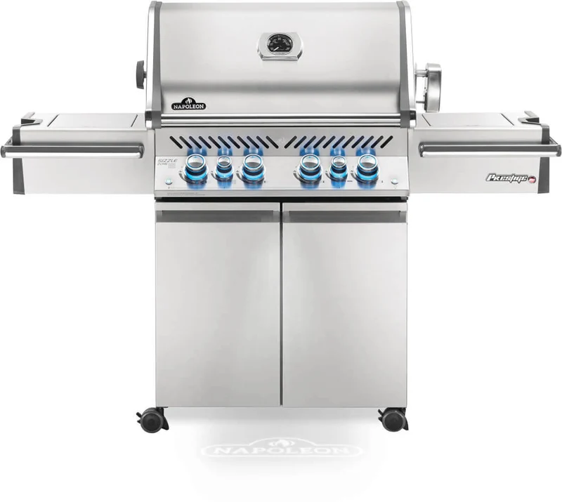 Napoleon Prestige PRO 500, Erdgas ohne Drehspieß