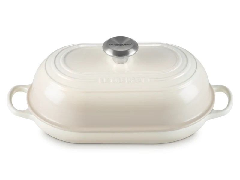 Le Creuset Brot Bräter Signature oval meringue 29cm