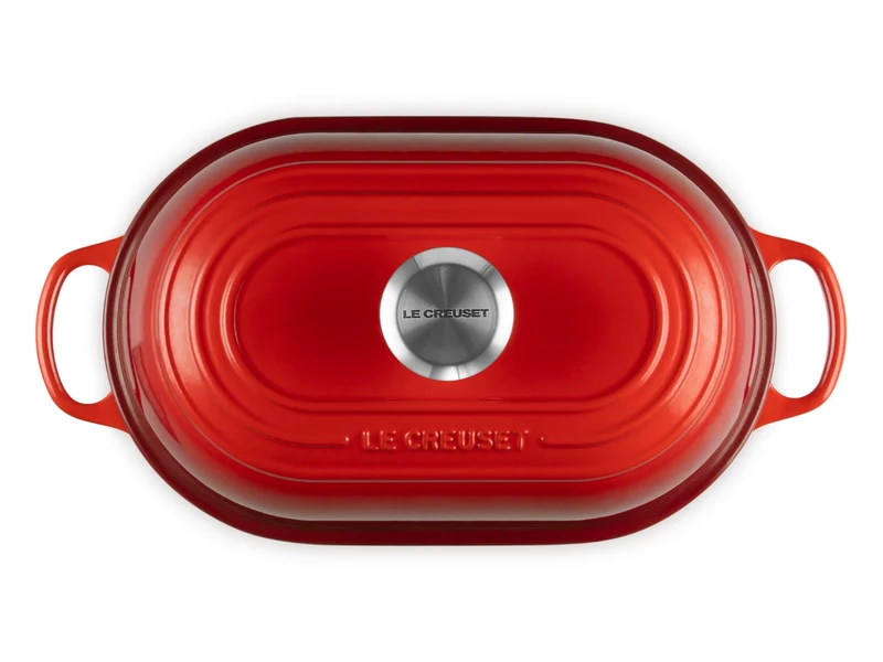 Le Creuset Brot Bräter Signature oval kirschrot 29cm