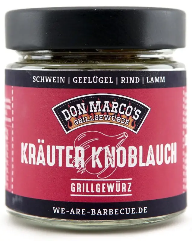 Don Marcos Knoblauch Kräuter | 110g Glas