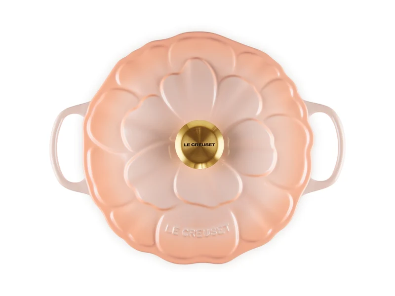Le Creuset Bräter Blume Signature rund pêche 26cm