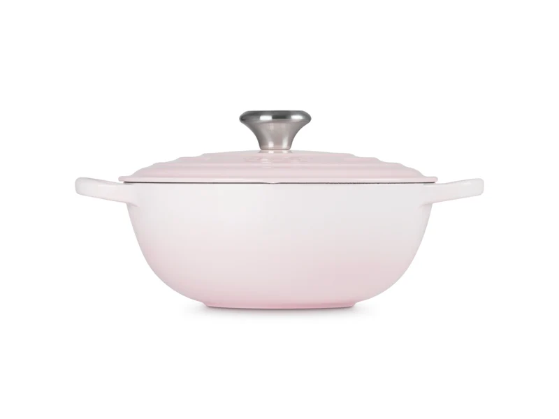 Le Creuset Bräter La Marmite Signature rund shell pink 24cm