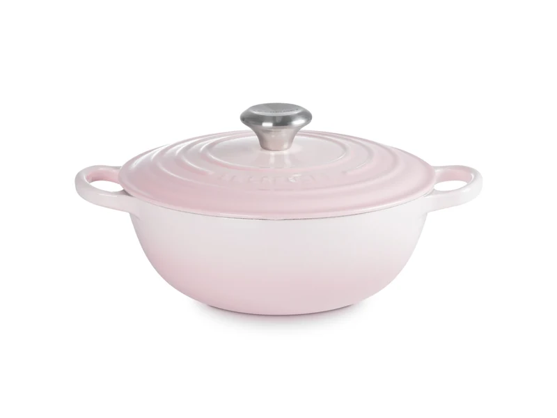 Le Creuset Bräter La Marmite Signature rund shell pink 24cm