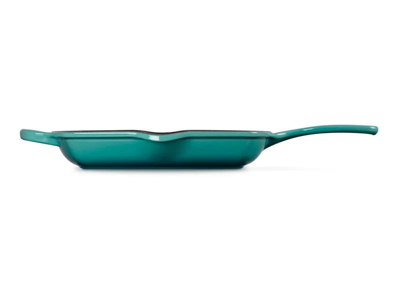Le Creuset Grillpfanne Signature quadratisch bleu riviera 26cm