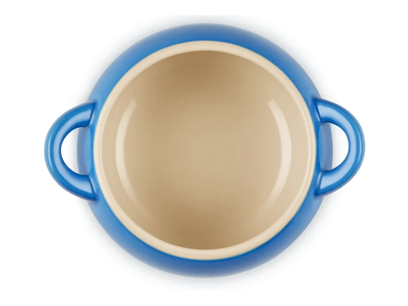 Le Creuset Mini-Cocotte Blaubeere rund azure