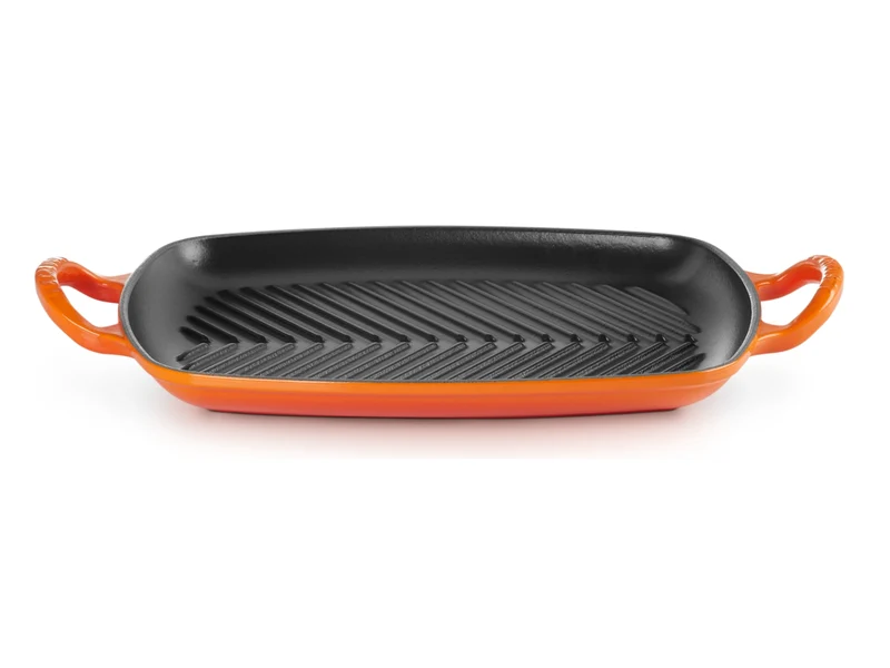 Le Creuset Grillplatte Signature rechteckig ofenrot 30cm