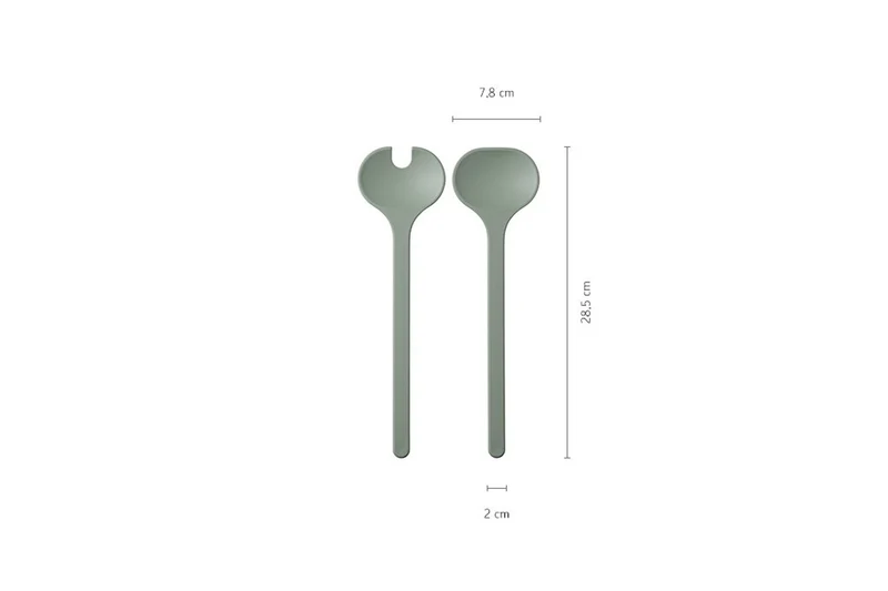 Salatbesteck 2tlg nordic sage Silueta