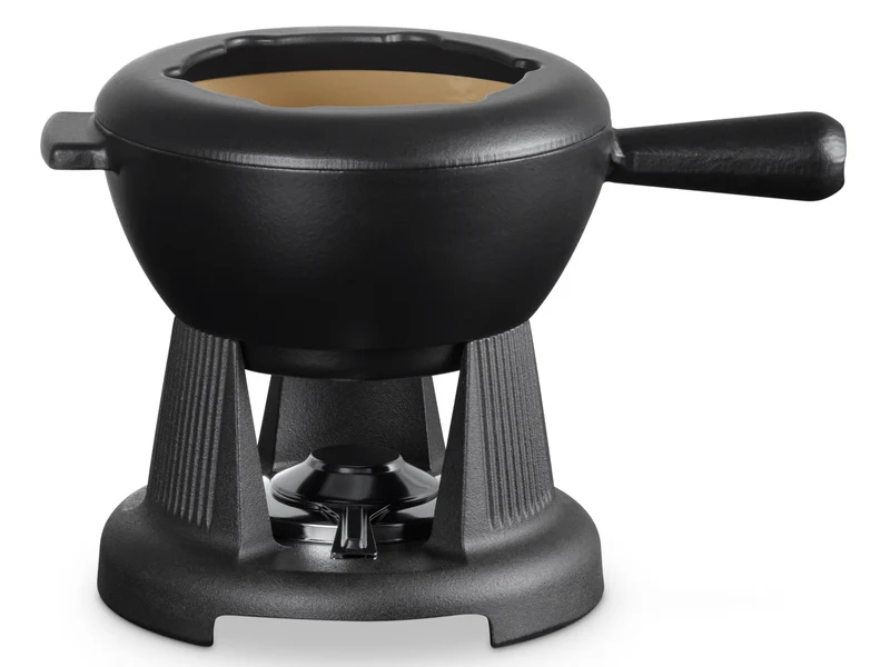 Le Creuset Käsefondue schwarz matt 2l