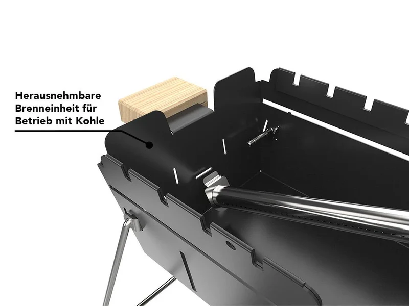 Knister Gas Grill - Lackiert