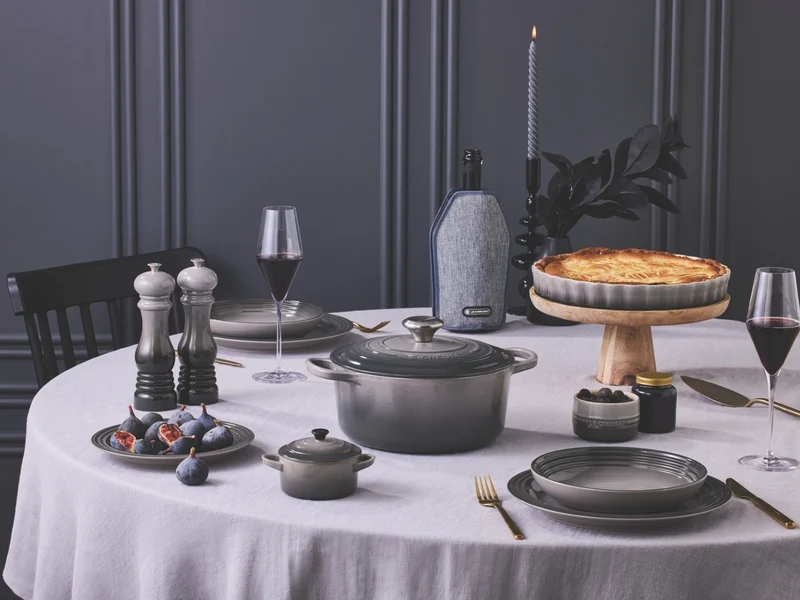 Le Creuset Auflaufform Tradition rechteckig perlgrau 32cm