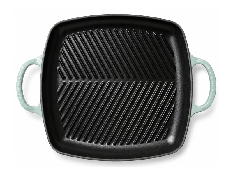 Le Creuset Grillplatte Signature rechteckig sea salt 30cm