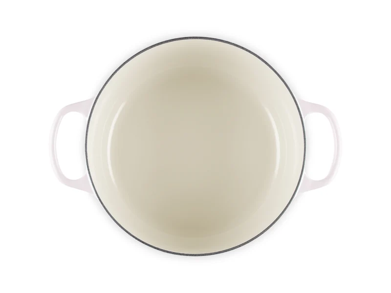 Le Creuset Bräter Blume Signature rund shell pink 26cm