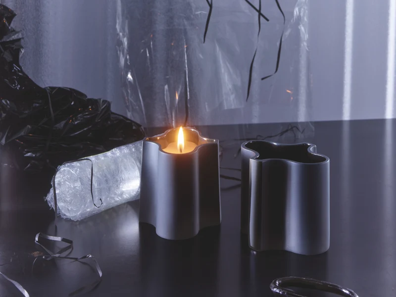 Rosenthal Ripple Multifunktionsgefäss schwarz 8,4cm